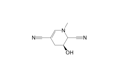 3-Hydroxy-1-methyl-1,2,3,4-tetrahydropyridine-2,5-dicarbonitrile