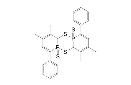 4,5,11,12-Tetramethyl-7,14-diphenyl-2,9-dithia-1,8-diphosphatricyclo[8.4.0.0(3,8)] tetradeca-4,6,11,13-tetraene 1,8-disulfide