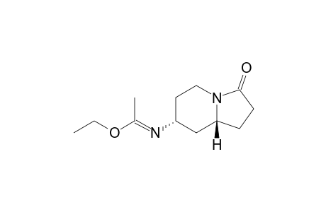 N-(3-OXO-OCTAHYDRO-INDOLIZIN-7-YL)-ACETIMIDIC-ACID-ETHYLESTER