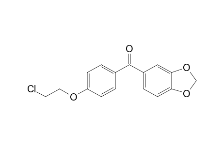 4-(2'-Chloroethoxy)-3,4-(methylenedioxy)-benzophenone