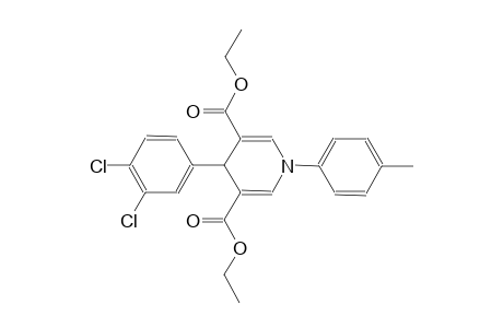 4-(3,4-dichlorophenyl)-1-(4-methylphenyl)-4H-pyridine-3,5-dicarboxylic acid diethyl ester
