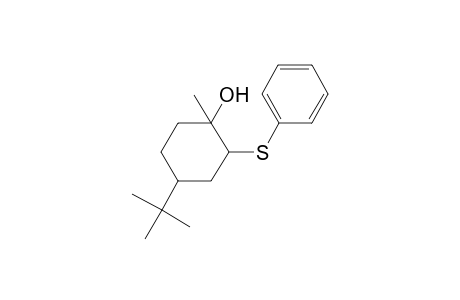 (1SR,2SR,4SR)-4-tert-Butyl-1-methyl-2-phenylthiocyclohexanol