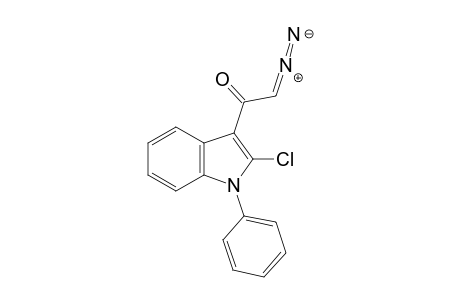 2-chloro-1-phenylindol-3-yl diazomethyl ketone