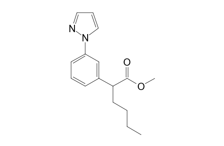 Methyl 2-[3-(1H-pyrazol-1-yl)phenyl]hexanoate