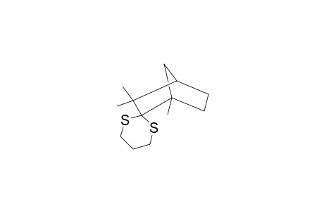 Bicyclo[2.2.1]heptane, 1,3,3-trimethyl-2,2-trimethylenedithio-