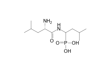 L-1-(2-amino-4-methylvaleramido)-DL-3-methyl-1-butanephosphonic acid