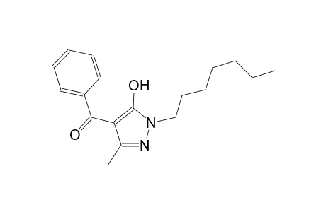 (1-heptyl-5-hydroxy-3-methyl-1H-pyrazol-4-yl)(phenyl)methanone