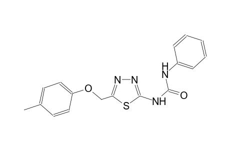 N-{5-[(4-methylphenoxy)methyl]-1,3,4-thiadiazol-2-yl}-N'-phenylurea