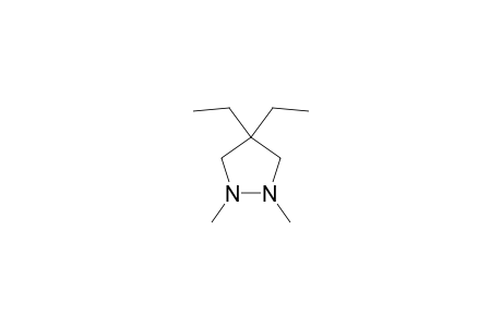 4,4-diethyl-1,2-dimethylpyrazolidine