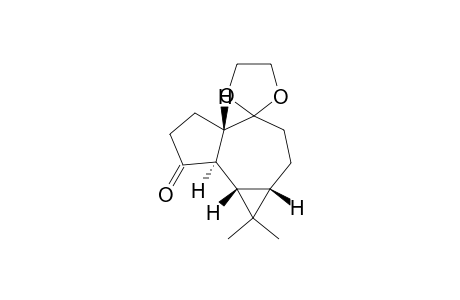 Spiro[4H-cycloprop[e]azulene-4,2'-[1,3]dioxolan]-7(1H)-one, octahydro-1,1-dimethyl-, [1aS-(1a.alpha.,4a.alpha.,7a.beta.,7b.alpha.)]-