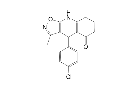 4-(4-Chlorophenyl)-3-methyl-4,7,8,9-tetrahydroisoxazolo[5,4-b]quinolin-5(6H)-one