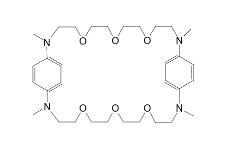 Bis(3,6,9-trioxatetraethylene)crowno-N,N,N',N'-tetramethyl-p-phanediamine