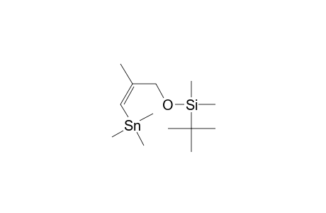 tert-Butyl-dimethyl-[(Z)-2-methyl-3-trimethylstannyl-allyloxy]silane