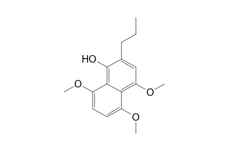 2-Propyl-4,5,8-trimethoxynaphthalen-1-ol