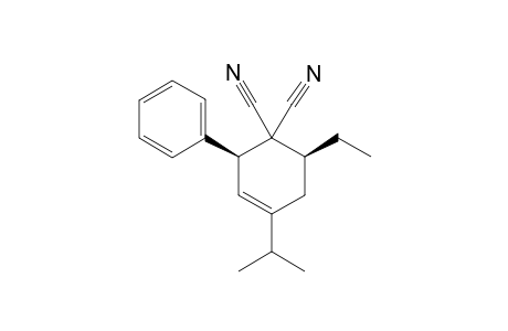 trans-1,1-Dicyano-6-ethyl-4-isopropyl-2-phenylcyclohex-3-ene