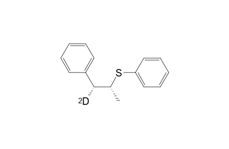 Benzene, [(1-methyl-2-phenylethyl-2-d)thio]-, (R*,R*)-