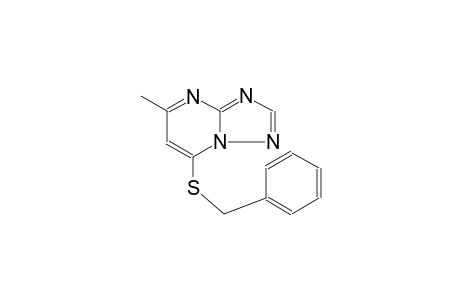 benzyl 5-methyl[1,2,4]triazolo[1,5-a]pyrimidin-7-yl sulfide