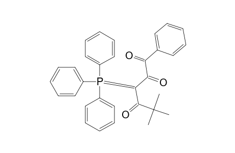 5,5-Dimethyl-1-phenyl-3-triphenylphosphoranylidenehexane-1,2,4-trione