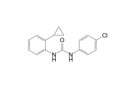 N-(4-Chlorophenyl)-N'-(2-cyclopropylphenyl)urea