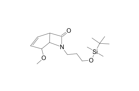 4-Methoxy-6-[3'-[(t-butyl)dimethylsilyloxy]propyl}-6-azabicyclo[3.2.0]hept-2-en-7-one