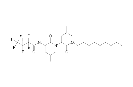 L-Leucyl-L-leucine, N-heptafluorobutyryl-, nonyl ester