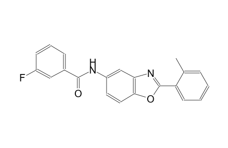 benzamide, 3-fluoro-N-[2-(2-methylphenyl)-5-benzoxazolyl]-