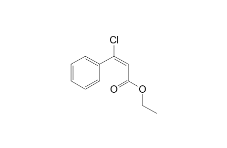 (E)-3-Chloro-3-phenyl-acrylic acid ethyl ester