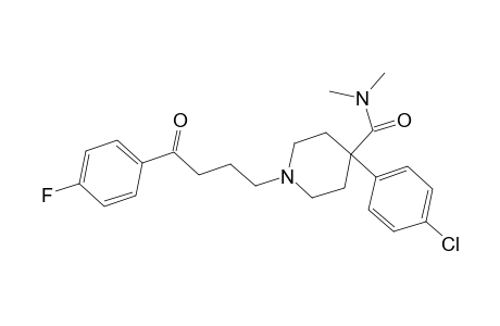 4-Piperidinecarboxamide, 4-(4-chlorophenyl)-1-[4-(4-fluorophenyl)-4-oxobutyl]-N,N-dimethyl-
