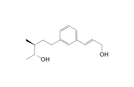 3-[m-((3S,4R)-3-Methyl-4-hydroxypentyl)phenyl]-(E)-2-propen-1-ol