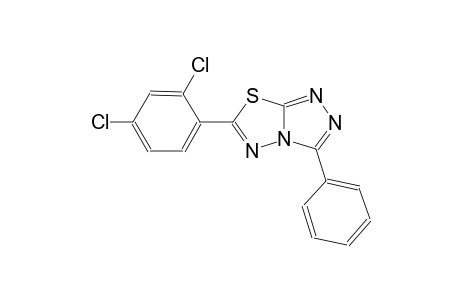 6-(2,4-dichlorophenyl)-3-phenyl[1,2,4]triazolo[3,4-b][1,3,4]thiadiazole