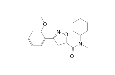 5-isoxazolecarboxamide, N-cyclohexyl-4,5-dihydro-3-(2-methoxyphenyl)-N-methyl-