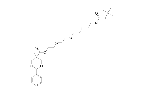 5-methyl-2-phenyl-1,3-dioxane-5-carboxylic acid 2-[2-[2-[2-(tert-butoxycarbonylamino)ethoxy]ethoxy]ethoxy]ethyl ester