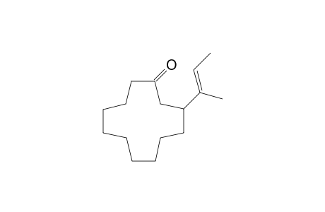 E-3-(1-Methylprop-1-enyl)cyclododecanone