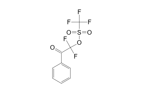 2,2-DIFLUORO-2-(TRIFLUOROMETHANESULFONYLOXY)-1-PHENYLETHAN-1-ONE