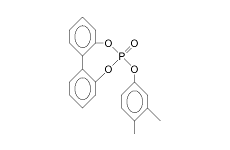 6-(3,4-Dimethyl-phenoxy)-dibenzo(D,F)(1,3,2)dioxaphosphepin 6-oxide