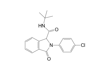 N-(tert-Butyl)-2-(4-chlorophenyl)-3-oxoisoindoline-1-carboxamide