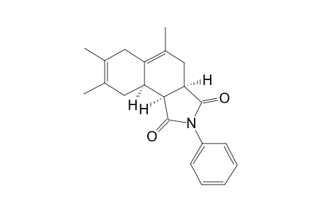 (3aR,9aR,9bS)-5,7,8-Trimethyl-2-phenyl-3a,4,6,9,9a,9b-hexahydro-1H-benzo[e]isoindole-1,3(2H)-dione