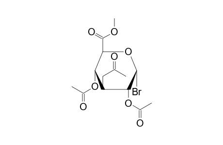 O',O'',O'''-Triacetyl-1a-bromo-1-desoxy-D-glucopyranuronic acid ethylester