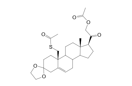19-(Acetylsulfanyl)-3,3-(ethylenedioxy)-21-(acetoxy0-pregn-5-en-20-one