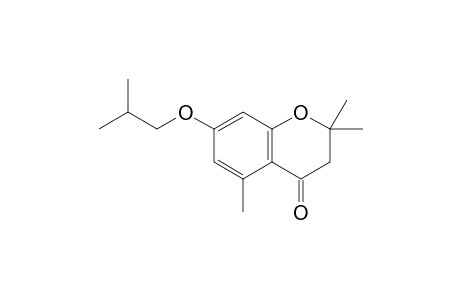 7-[Isobutoxy]-2,2,5-trimethyl-4-chromanone