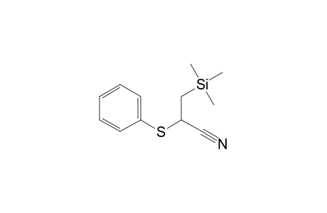 Propanenitrile, 2-(phenylthio)-3-(trimethylsilyl)-