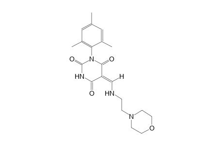 (5E)-1-mesityl-5-({[2-(4-morpholinyl)ethyl]amino}methylene)-2,4,6(1H,3H,5H)-pyrimidinetrione