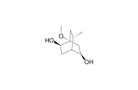 (1R(*),2R(*),5R(*),8S(*))-2,5-dihydroxy-1-methoxy-8-methylbicyclo-[2.2.2]octane