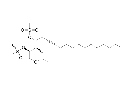 (2R,3R,4R)-2,4-Di-O-methylsulfonyl-1,3-O-ethylideneoctadeca-6-yne-1,2,3,4-tetraol