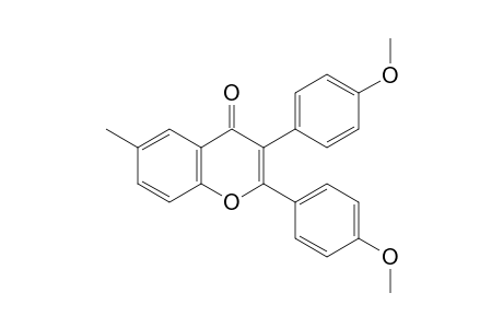 2,3-Bis(4-methoxyphenyl)-6-methyl-4H-chromen-4-one