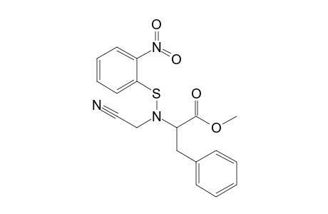 N-(Cyanomethyl)-N-[(2'-nitrophenyl)thio]-phenylalanine - Methyl ester