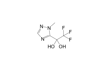 2,2,2-Trifluoro-1-(1-methyl-1H-1,2,4-triazol-5-yl)ethanediol
