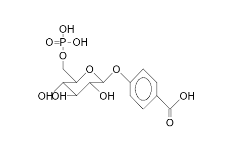 4-Hydroxy-benzoic acid, B-D-glucoside 6'-phosphate
