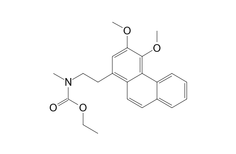 Carbamic acid, [2-(3,4-dimethoxy-1-phenanthrenyl)ethyl]methyl-, ethyl ester