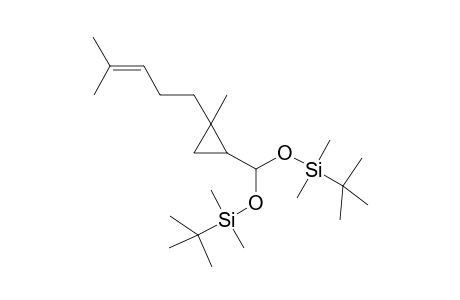 2,2,3,3,7,7,8,8-Octamethyl-5-[2-methyl-2-(4-methyl-3-pentenyl)cyclopropyl]-4,6-dioxa-3,7-disilanonane